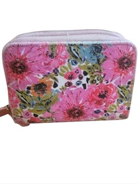Vintage Julia Buxton “Spring in Bloom” Floral Card Case – Wizard Wallet